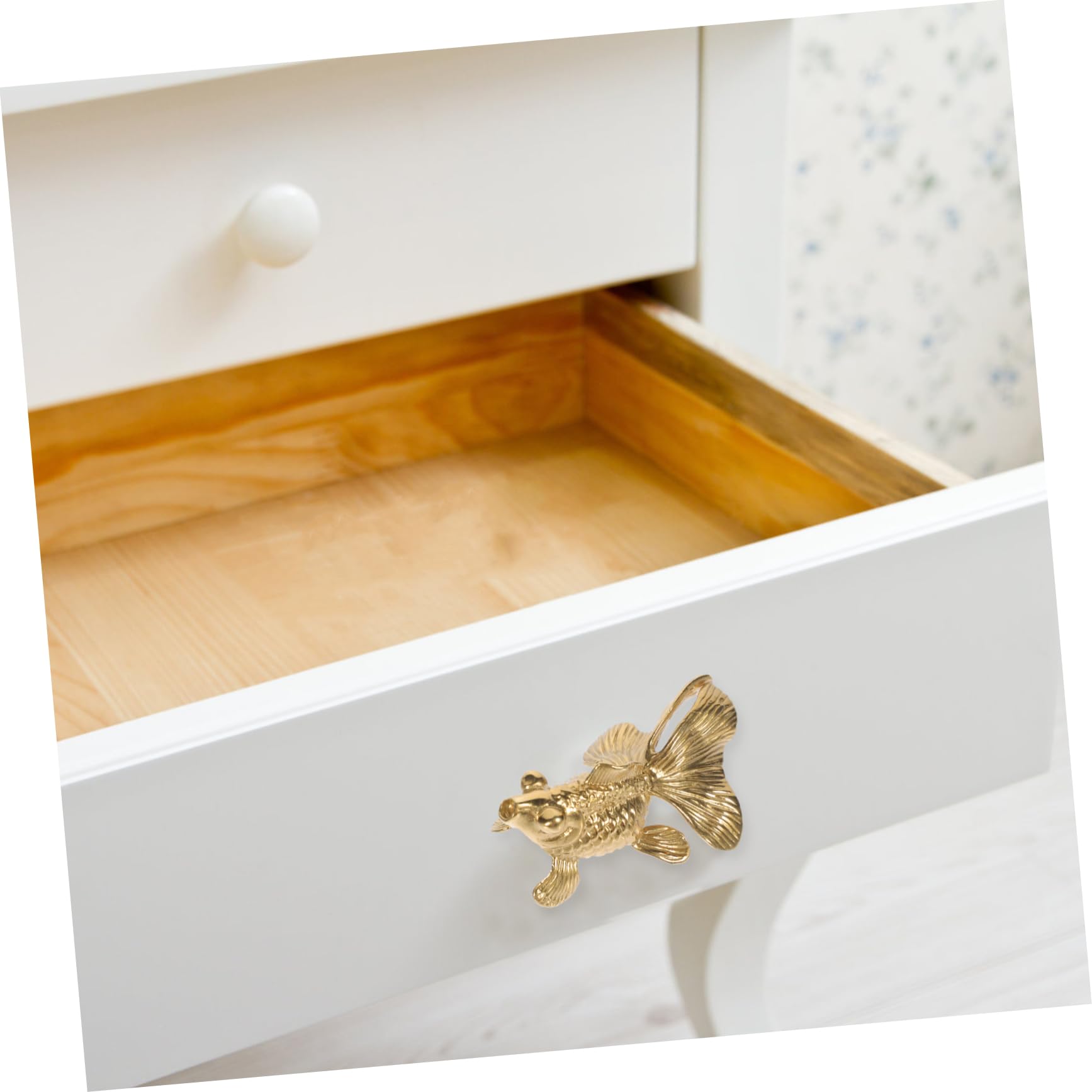 Housoutil 5 Pomelli Decorativi A Forma Di Animale in Ottone Per Cassetti Facili Da Installare Robusti