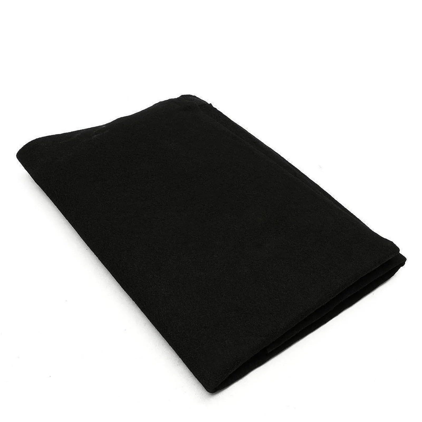 Filtro a Carboni Attivi Tessuto filtrante dell'aria HEPA a carbone attivo | Casa Nera 1x1m Spessore 3mm(10MM)