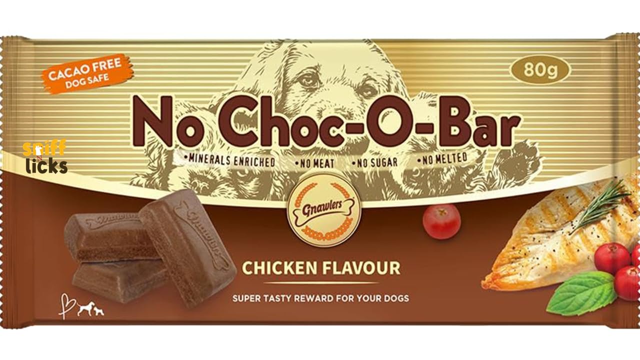 Gnawlers No Choco -O- Bar Dog Treats Chicken Flavour, Super Tasty Treats for Your Dog That is Chocolate & Coco Free, No Meat, No Sugar and Never Melts with 27 Bites (Pack of 20) by Sniff N Licks (B0CXPYGBR5) Amazon Price History, Amazon Price Tracker
