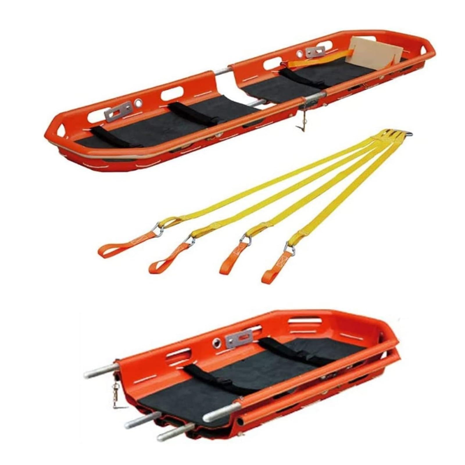 SWENEEN Folding Stretcher,Folding Stretcher,Portable Stretcher With Lifting Bridle For Emergency Patient,