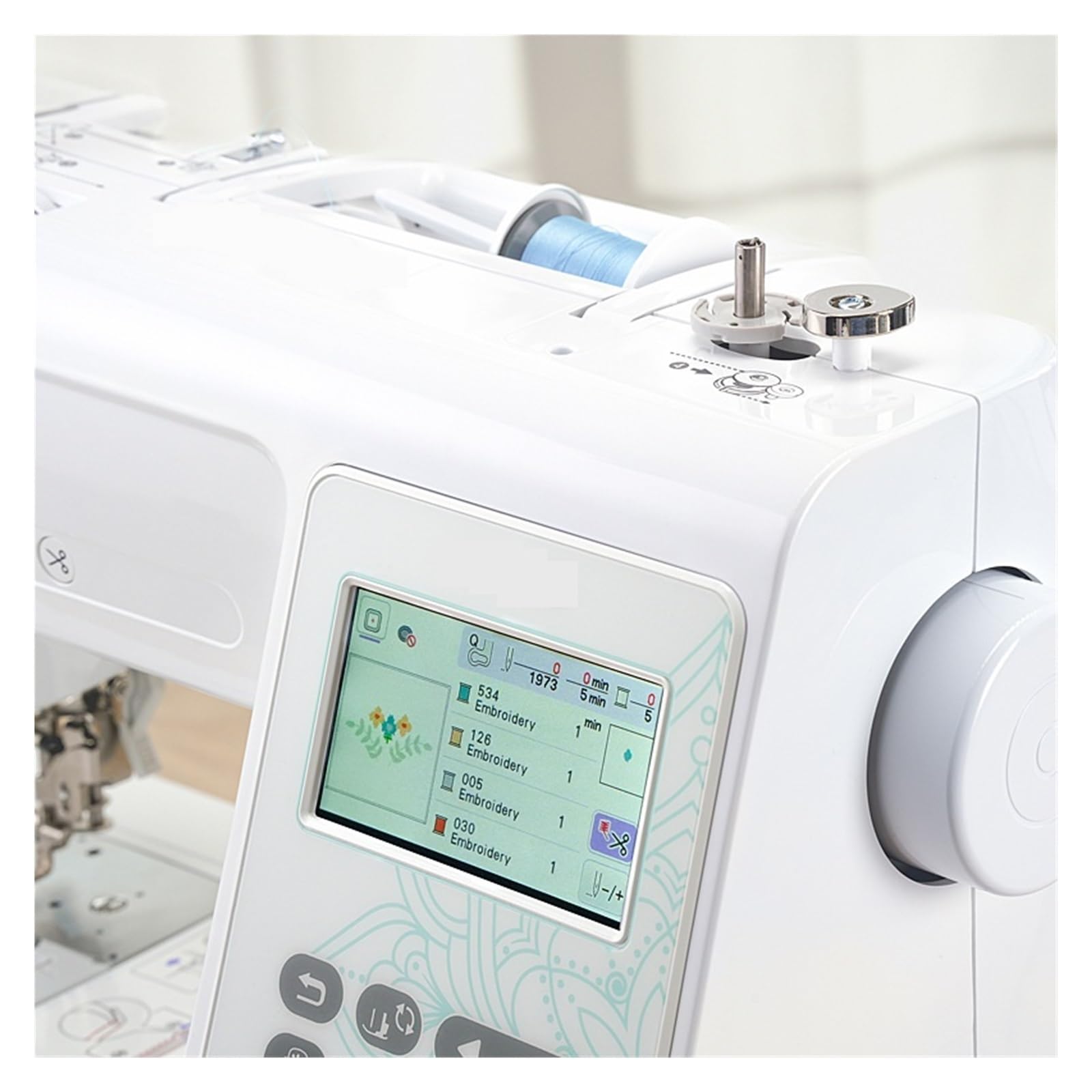 M330E - Adhesivo para máquina de bordar con nombre de máquina de bordar automatizada, comercial, pequeña, segura y práctica