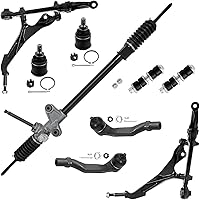 Vista 1133 de Detroit Axle - Kit de suspensión frontal de 8 piezas para Dodge Journey 2009-2015, 2 brazos de control inferiores, 2 rótulas, 2 varillas