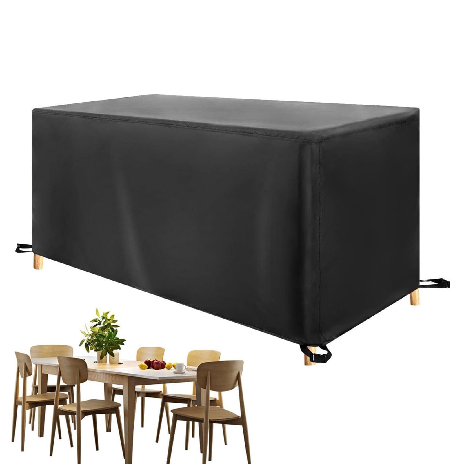 Housse pour tables d'extérieur rectangulaires et carrées imperméable balcon