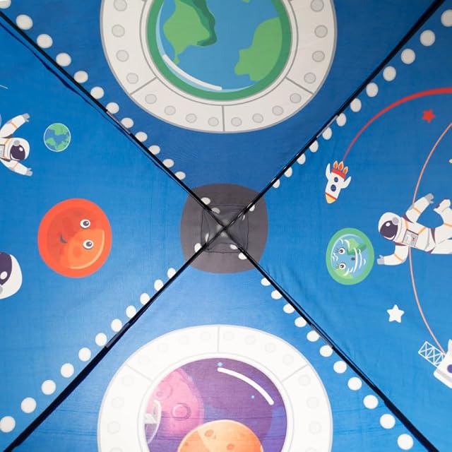 Foto 4 de 6 de Benebomo Tente fusée Spatiale, Tente Spatiale Pop up, Prop pour Enfants, intérieur&extérieur