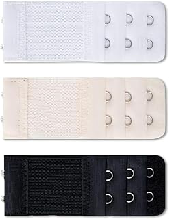 [ACGCSFP] ブラジャー 延長ホック 3枚セット 3段2ホック ホック間隔1.9cm アンダーサイズ調整用 | ブラホック 延長 アジャスター 妊娠・産後対応 ランジェリー用