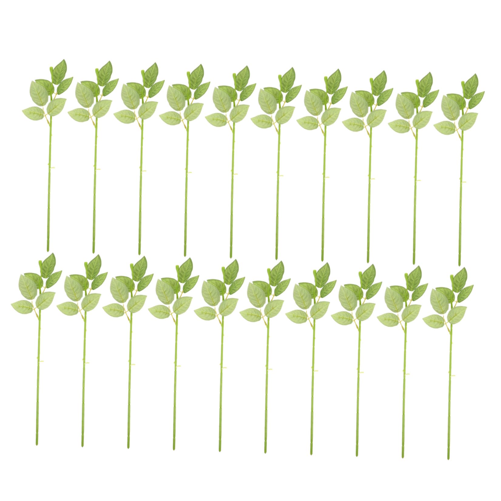HEMOTON 60 Piezas Decoración para Bodas de Rosas Verdes de Plástico y Hierro, Compactos y Fáciles de Moldear para Manualidades y Proyectos DIY