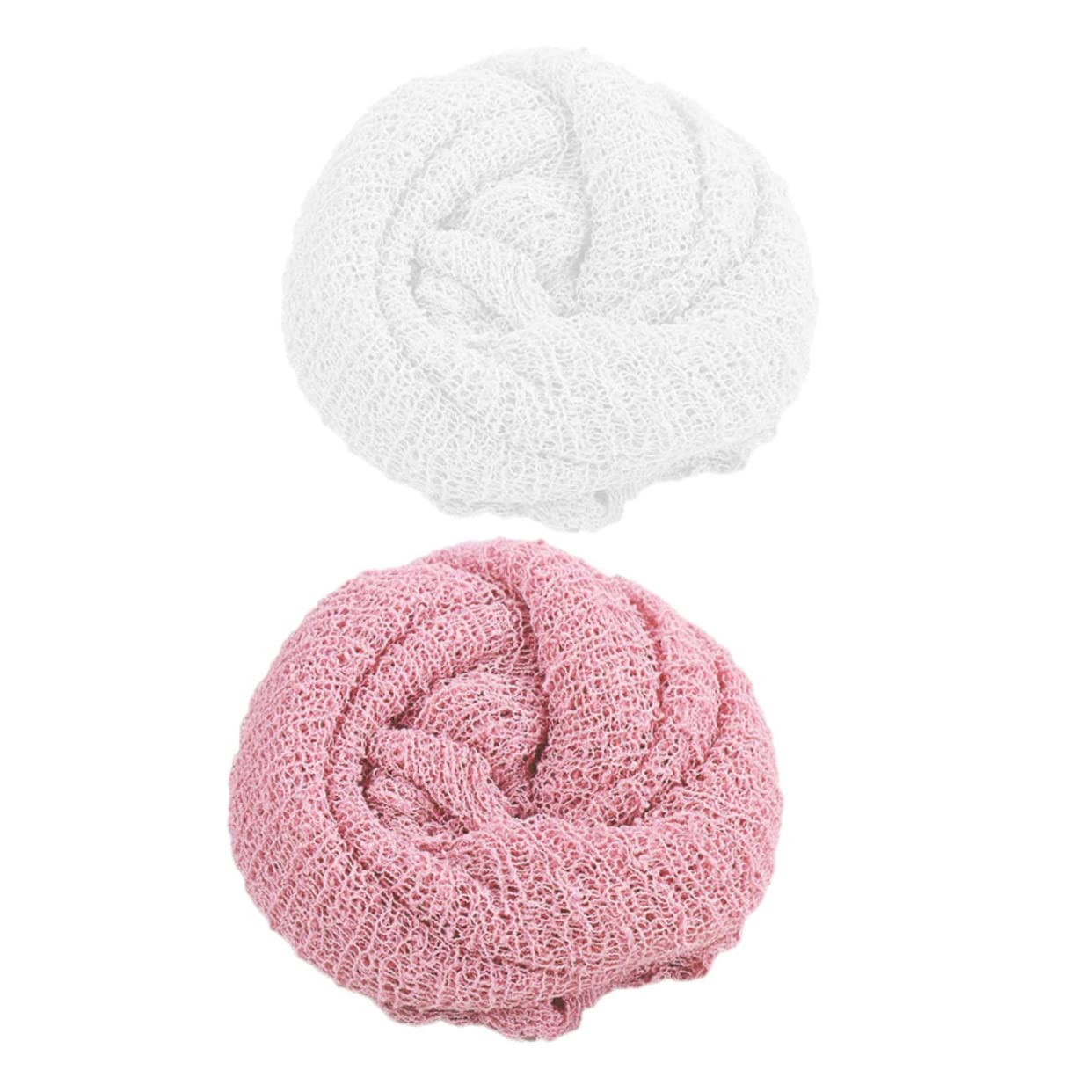 VICASKY 6piezas De Swaddle para Recién Nacidos De Transpirable y Elástico para Fotografía De Bebés y Rosa