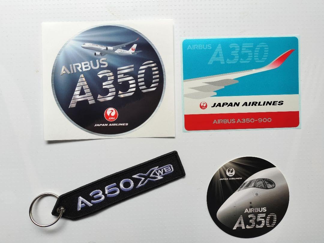 Amazon.co.jp: JAL□日本航空 AIRBUS A350 限定ステッカー＆フライト