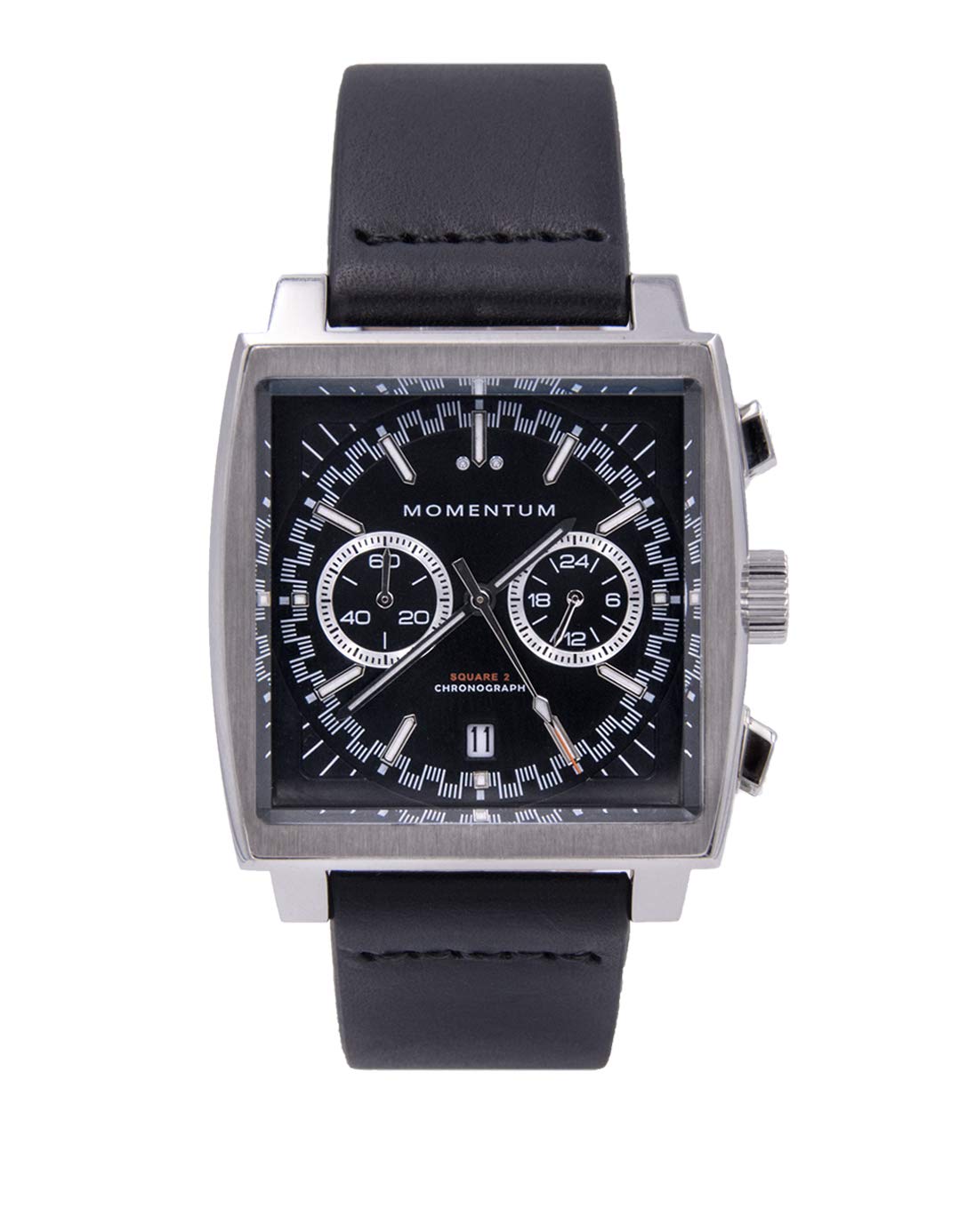 Momentum's Men Square 2 Chronograph | 100M / 330FT Water Resistant | 2-Eyed Chronograph | Sapphire C