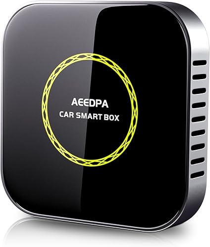 Netflix - Adaptador CarPlay Ai Box, 8 GB 128 GB, 3 en 1 para transmisión de video de automóvil, adaptador inalámbrico Carplay para iPhone y Android