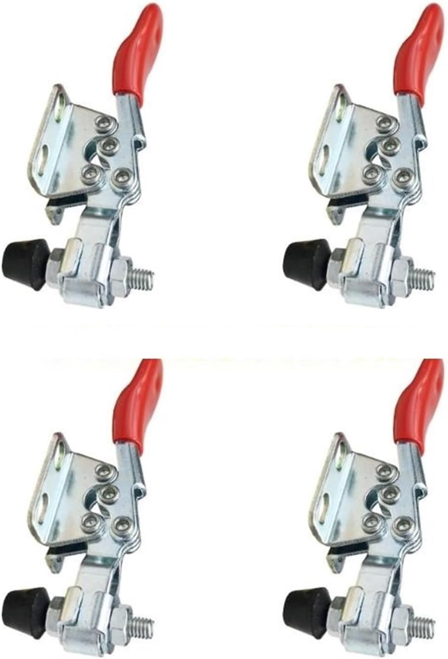 Toggle Clamp Quick-Release Toggle Clamp Clamping Device With Rapid Locking System For Materials Handling In Workshops And Home Use(4 packs)