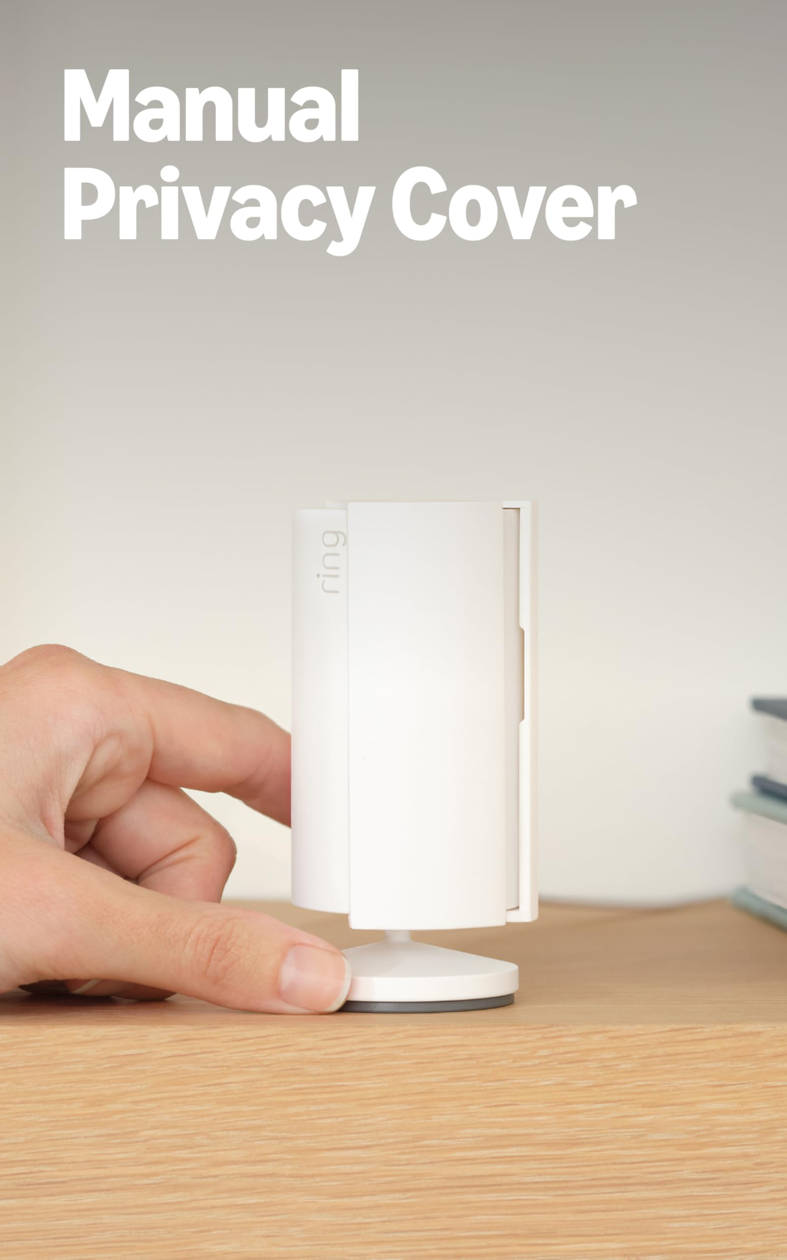 Ring Indoor Cam — Home or business security in 1080p HD video, White