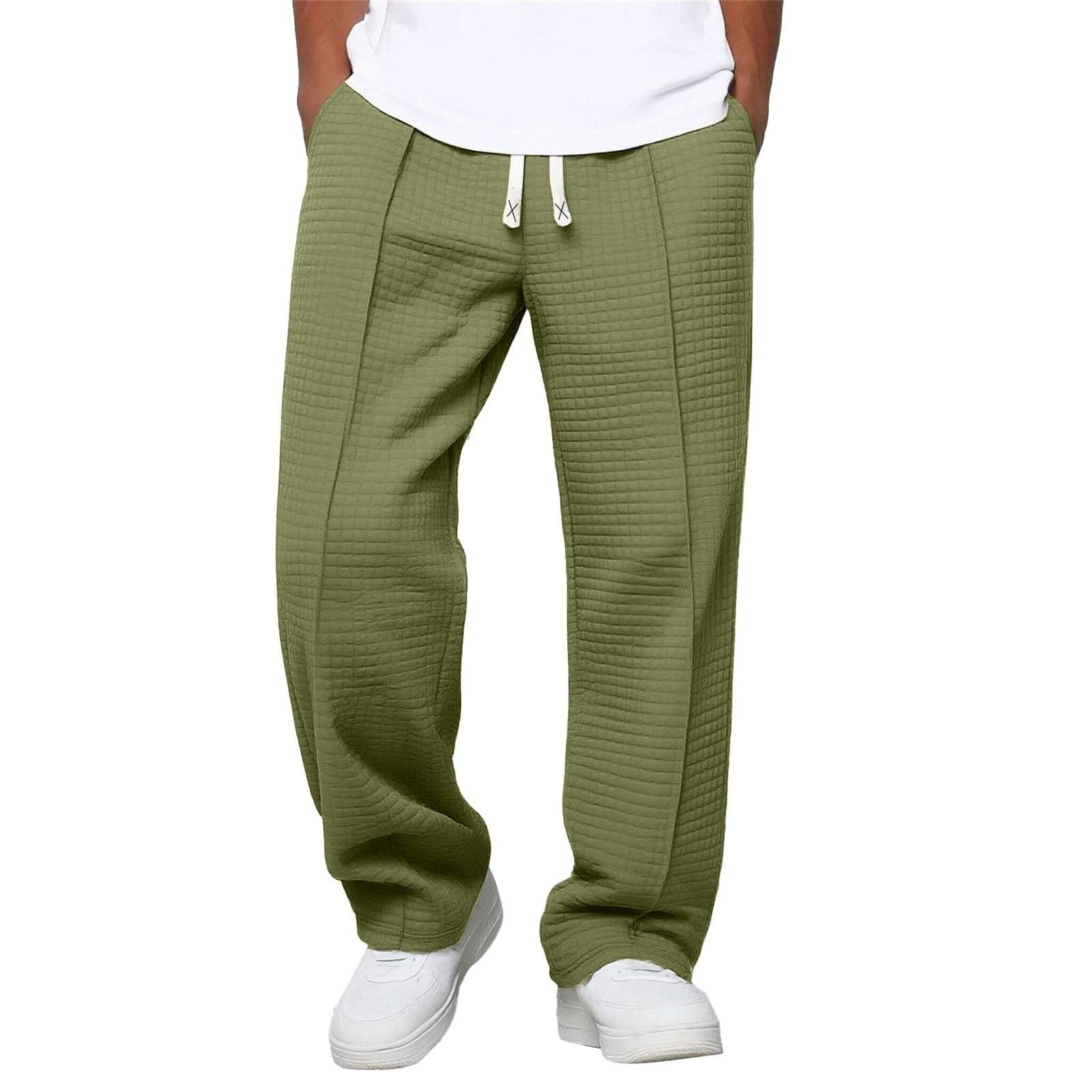 Pantalon de travail avec poches style décontracté et ample - 8