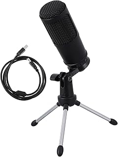 SHOWERORO 1 Set Microphone Laptop Microphone Condenser Microphones Desk Microphone Condenser Microphone for Recording USB Microphone Recording Studio Equipment Condenser Microphone for Game