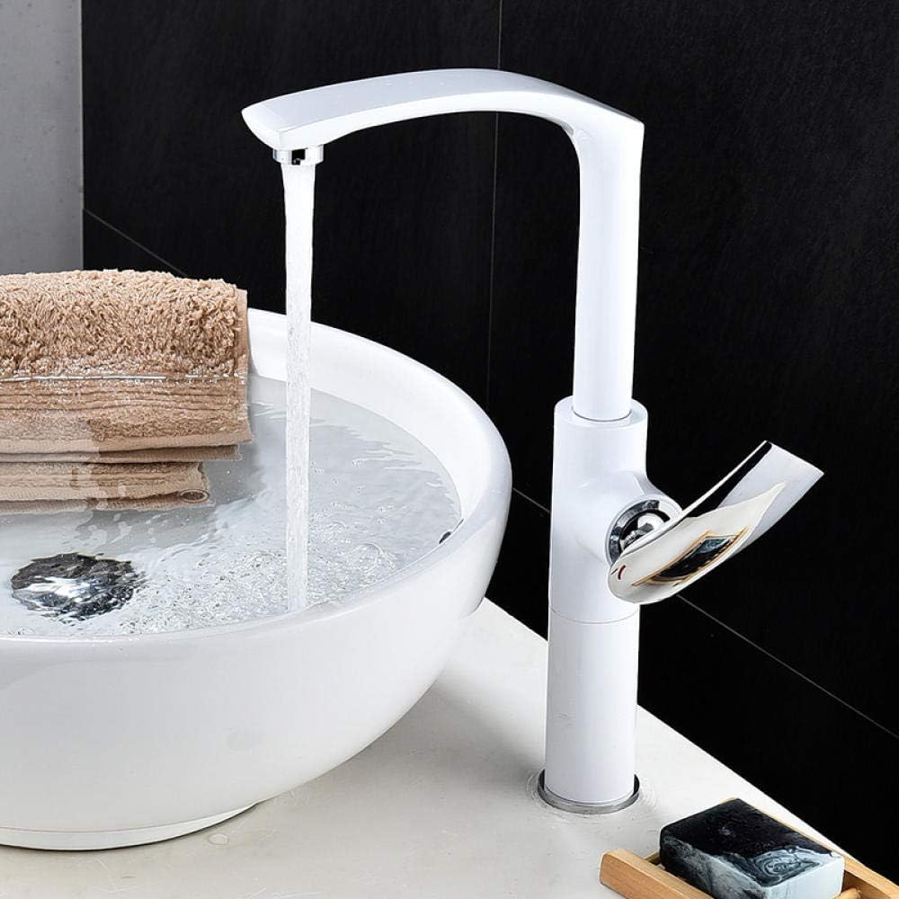 Robinet de lavabo chic mitigeur eau froide et chaude design minimaliste