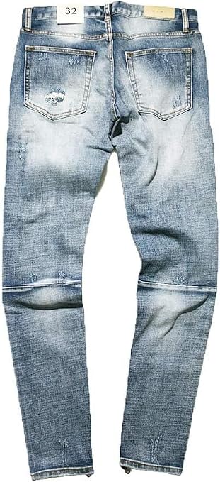 Amazon | [ミニマル] M1 クラッシュ スキニー デニム パンツ