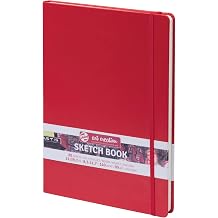 Talens Art Creation Sketchbook Red 21X29,7 cm, 140 Grams