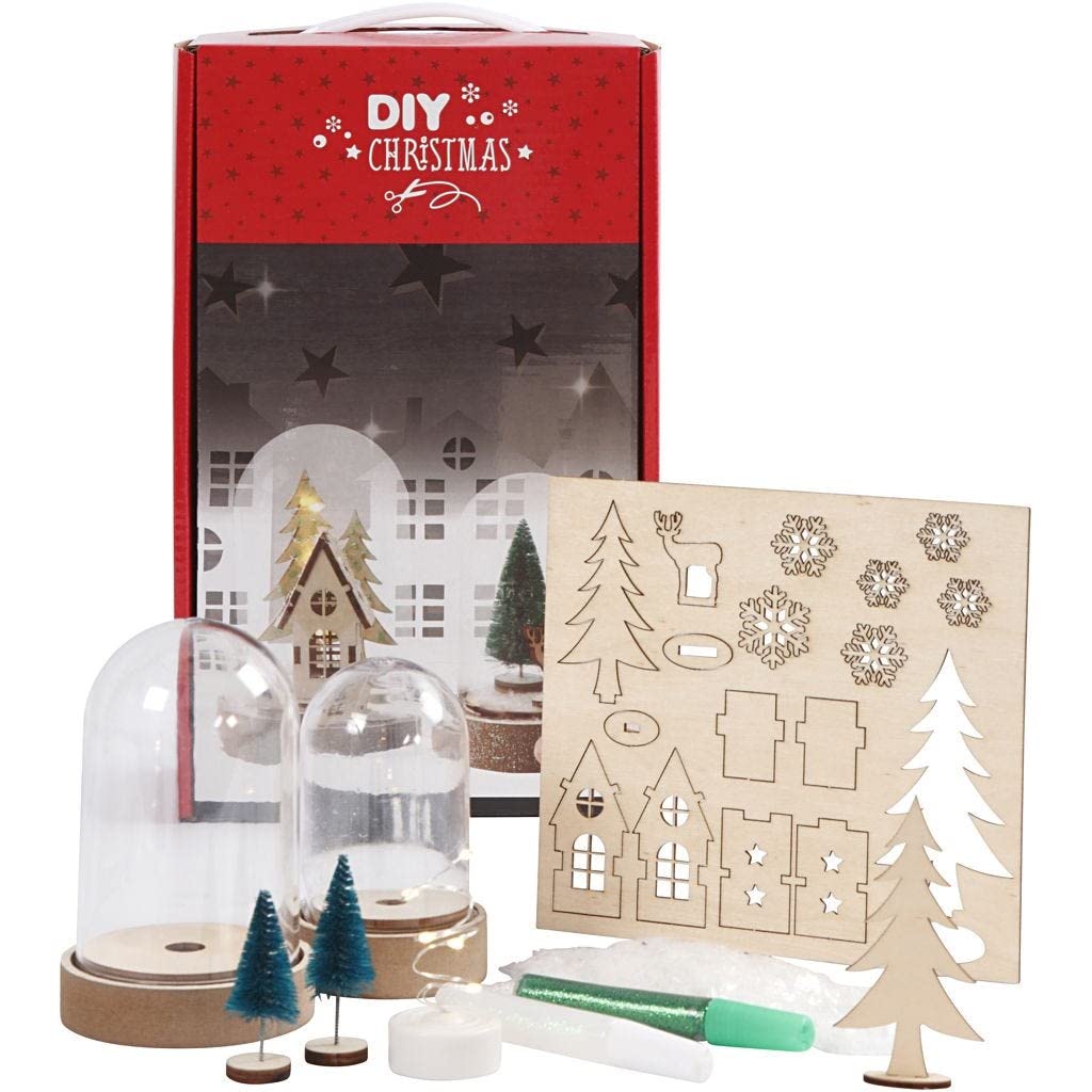 Kit cloches avec décoration intérieure miniature objet DIY salon maison - 5