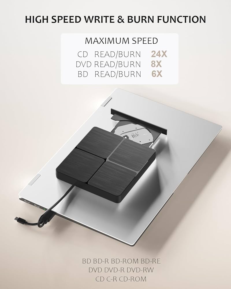 Amazon.com: Alphami External Blu Ray Drive - External Blueray/DVD