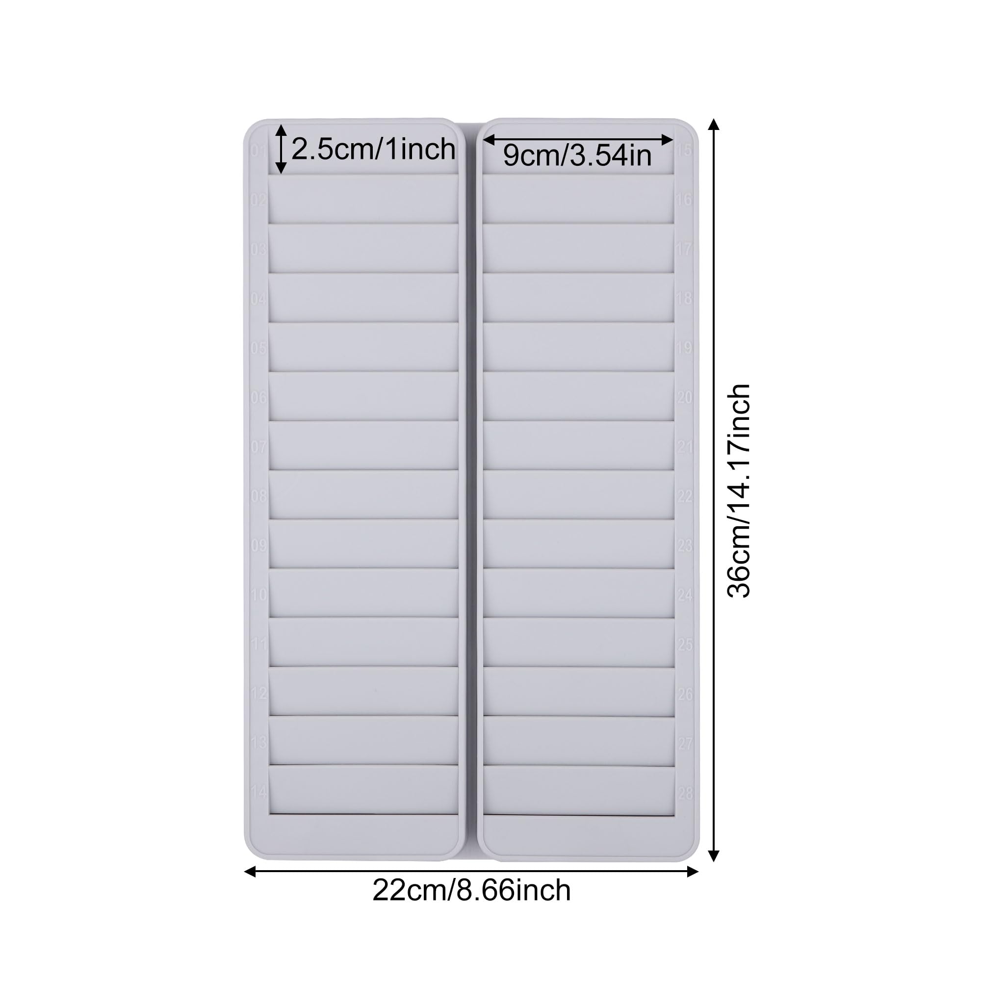 Time Card Holder, Time Card 28 Pockets Slots Wall Mounted Stacking Rack Holder for Employees, Payroll Recorders for Office Factory Supplies