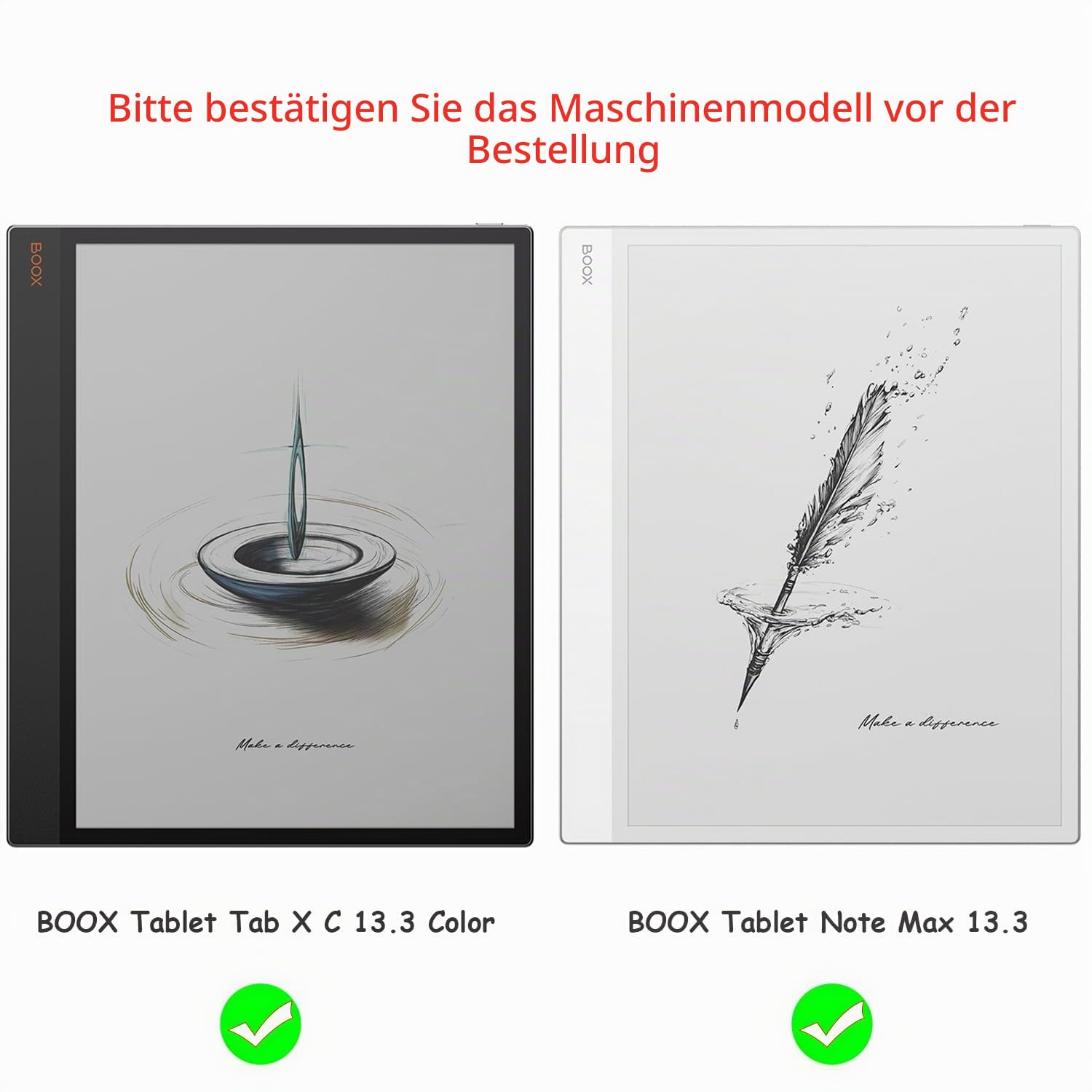 Magnetische Schutzhülle für Onyx Boox Tablet Note Max 13,3 Zoll / Boox Tab X C 13,3 Zoll (33,8 cm), ultradünn, leicht, Leder, mit magnetischer Stiftschnalle, automatischer Schlaf-/Wachmodus