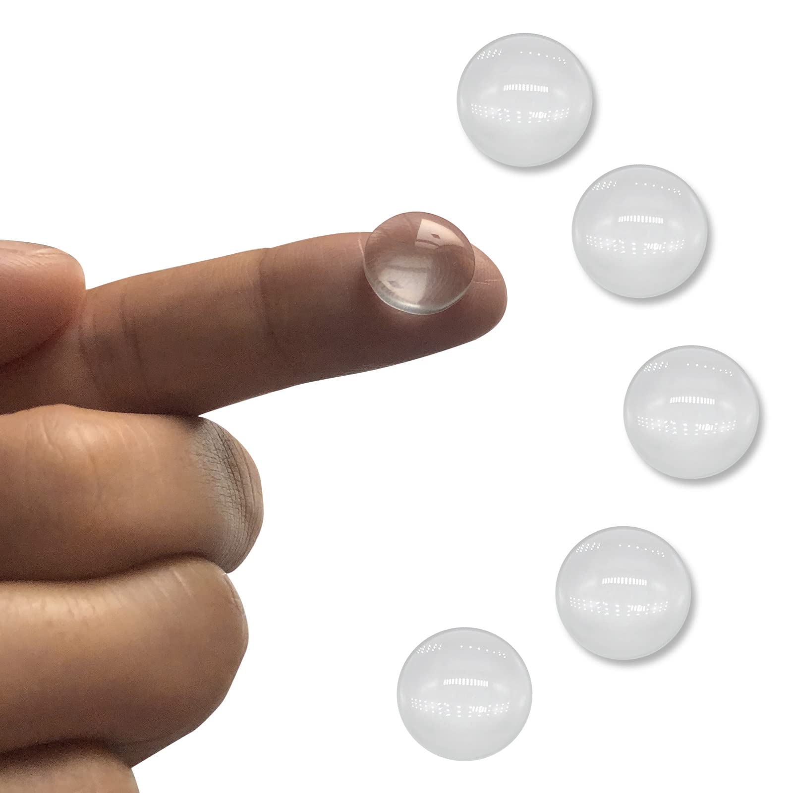 5PCS X Optical Glass Lens Without Edge Dameter 12MM Flat-Convex Lens, Focusing LED Convex Lens (Φ12mm*H4.2*F13)