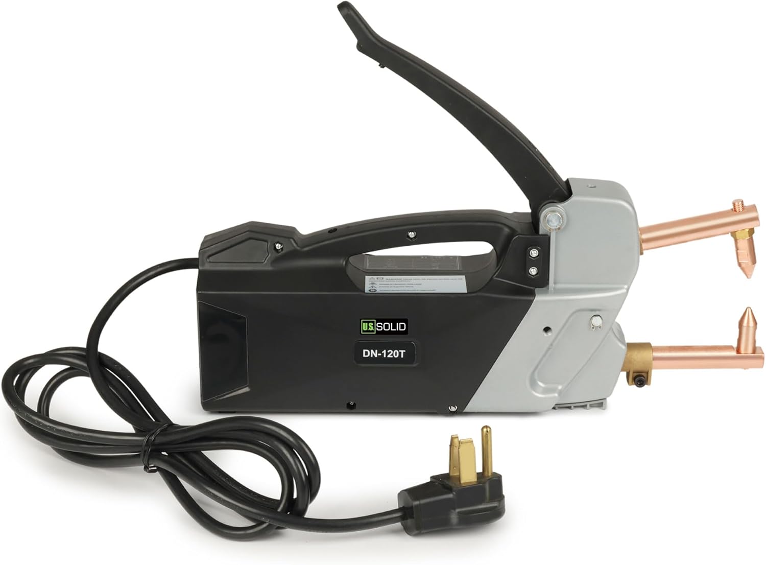 U.S. Solid Portable Spot Welder Welding Parameters Adjustable, 2+2mm Metal Sheet Spot Welding Machine with Handheld Welding Tip Gun, 110V Single Phase