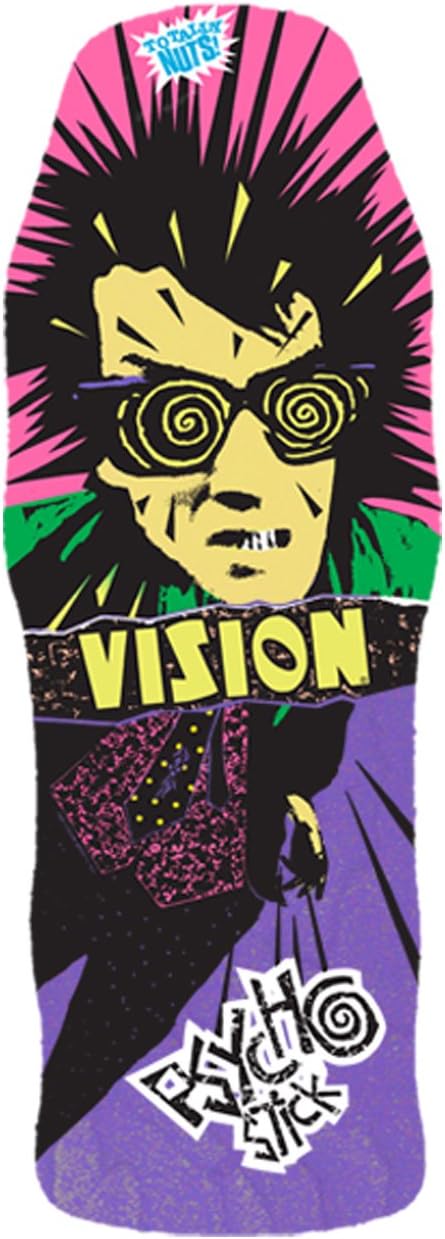 Vision Original Psycho Stick Reissue Skateboard Deck 10"x30"