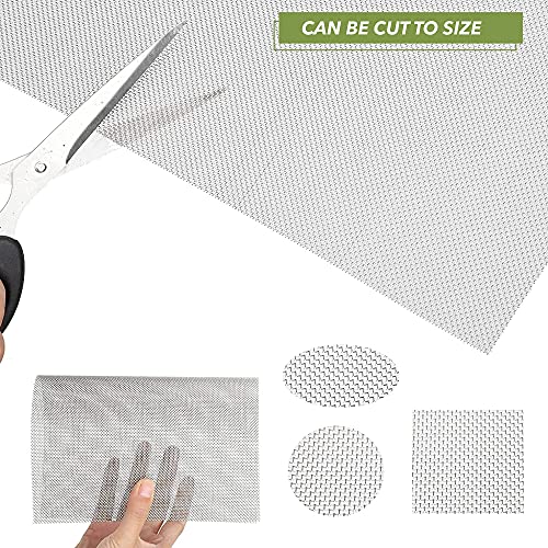 BLOSTM Ferro Rete Metallica Maglia Piccola Maglia