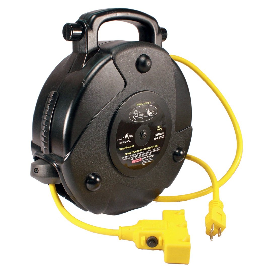 Stage Ninja STX-50-3 Retractable Power Reel