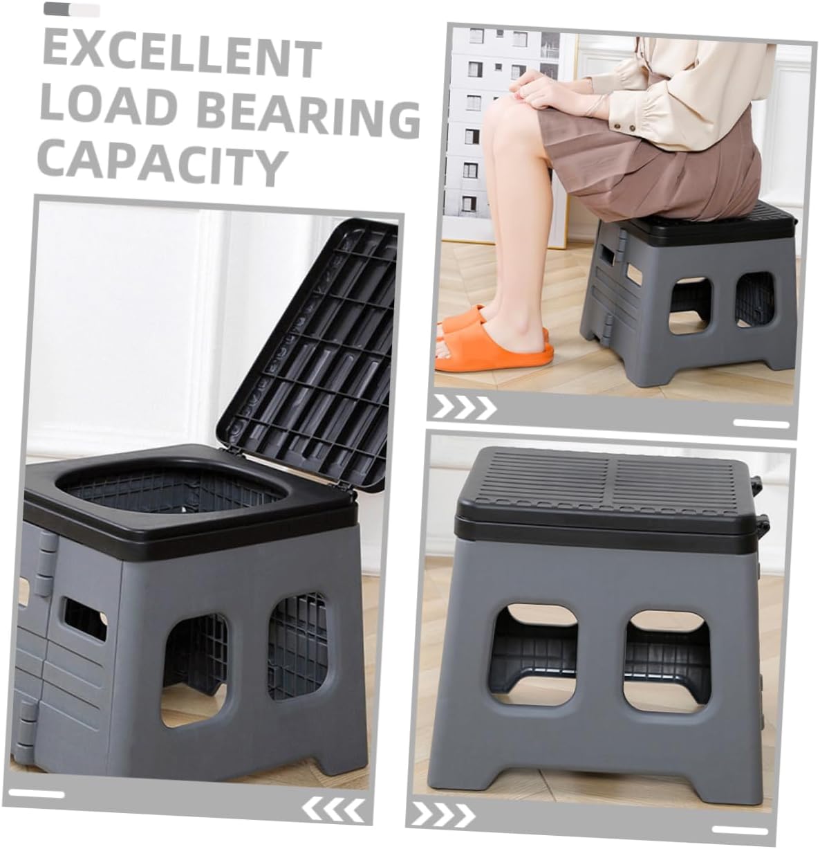 Portable Foldable Toilet for Camping Lightweight Easy to Carry for Outdoor Adventures and Emergencies for Car Storage and Travel Use