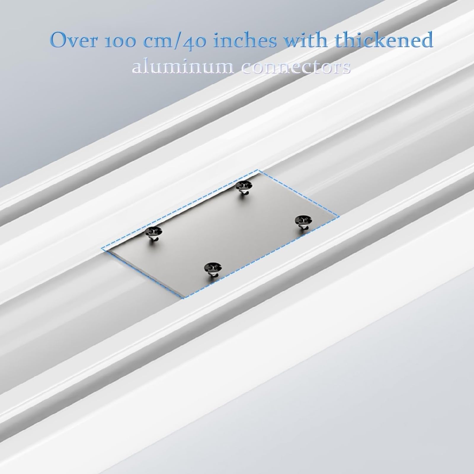 Riel de techo silencioso para cortinas personalizables, ideal para sala de estar, dormitorio, baño y tabiques de 3,4 m