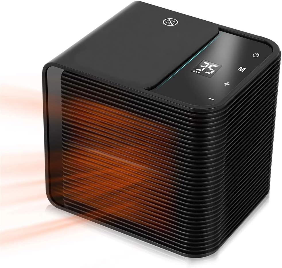 最大59%OFFクーポン 屋内ミニ電気スペースヒーター サーモスタット付き