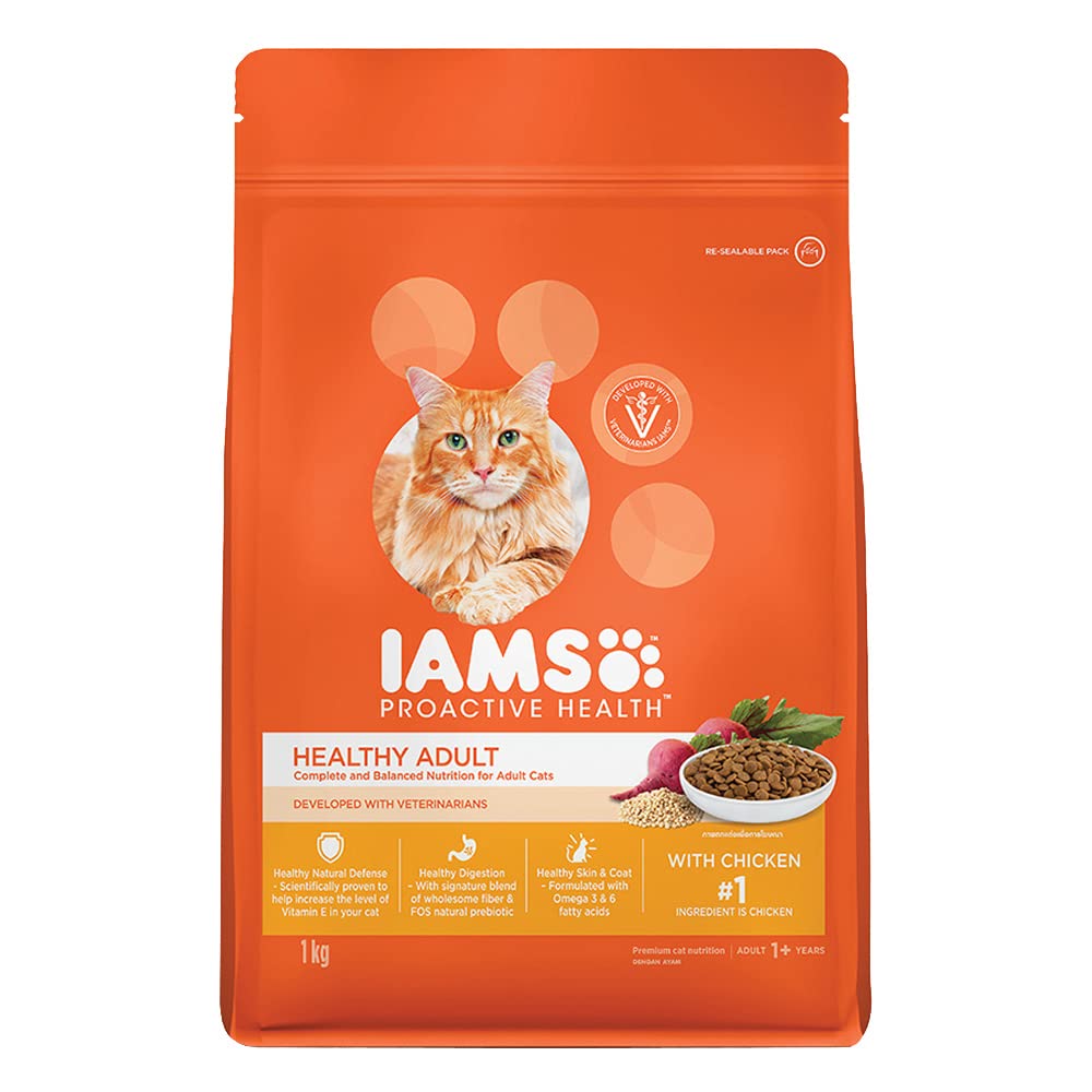 IAMS Adult Dry Cat Food (1+ Years) with Chicken, 1kg (B07NQG4ZBJ) Amazon Price History, Amazon Price Tracker