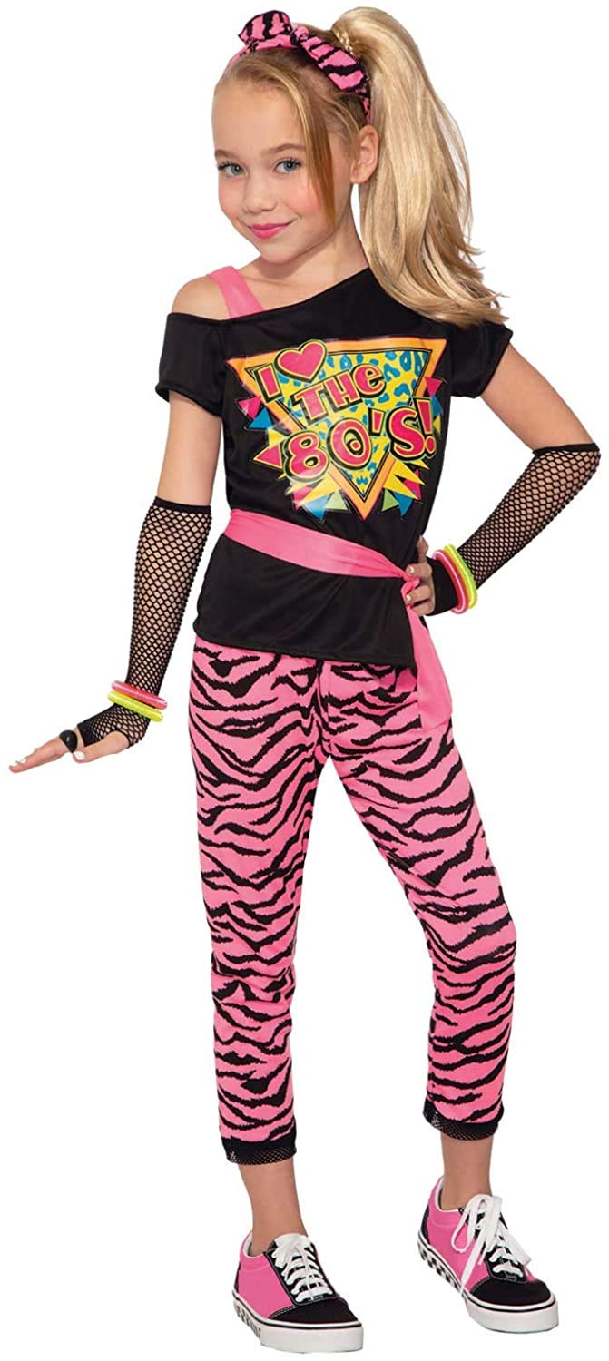 Forum NoveltiesChild's 80s Wild Child Costume, As Shown, Large