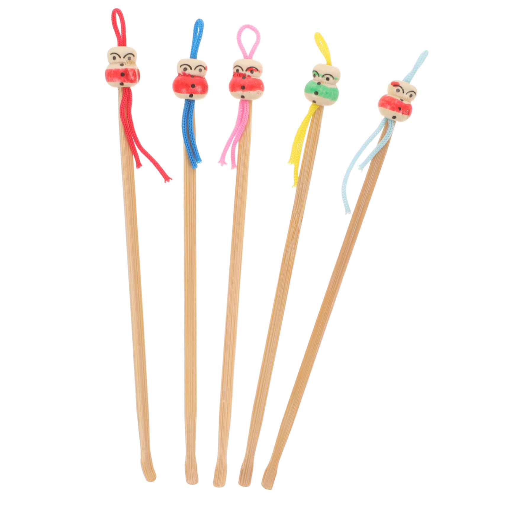 Ipetboom Gentle Earwax Removal Bamboo Ear Spoons Skin-Friendly Design Easy to Clean Ears