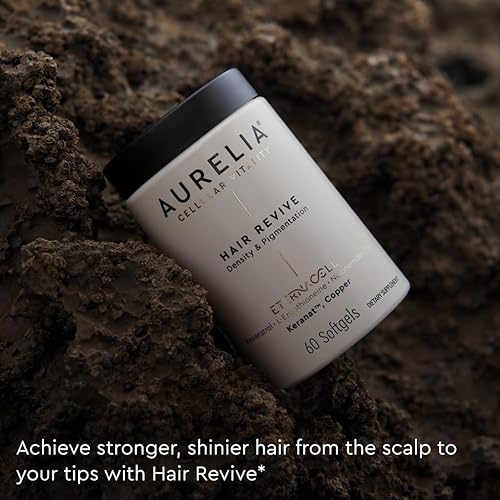 Miniatura 4 de AURELIA Hair Revive  Suplemento celular avanzado antienvejecimiento  Apoya el crecimiento del cabello y un cabello más lleno y saludable  con zinc,