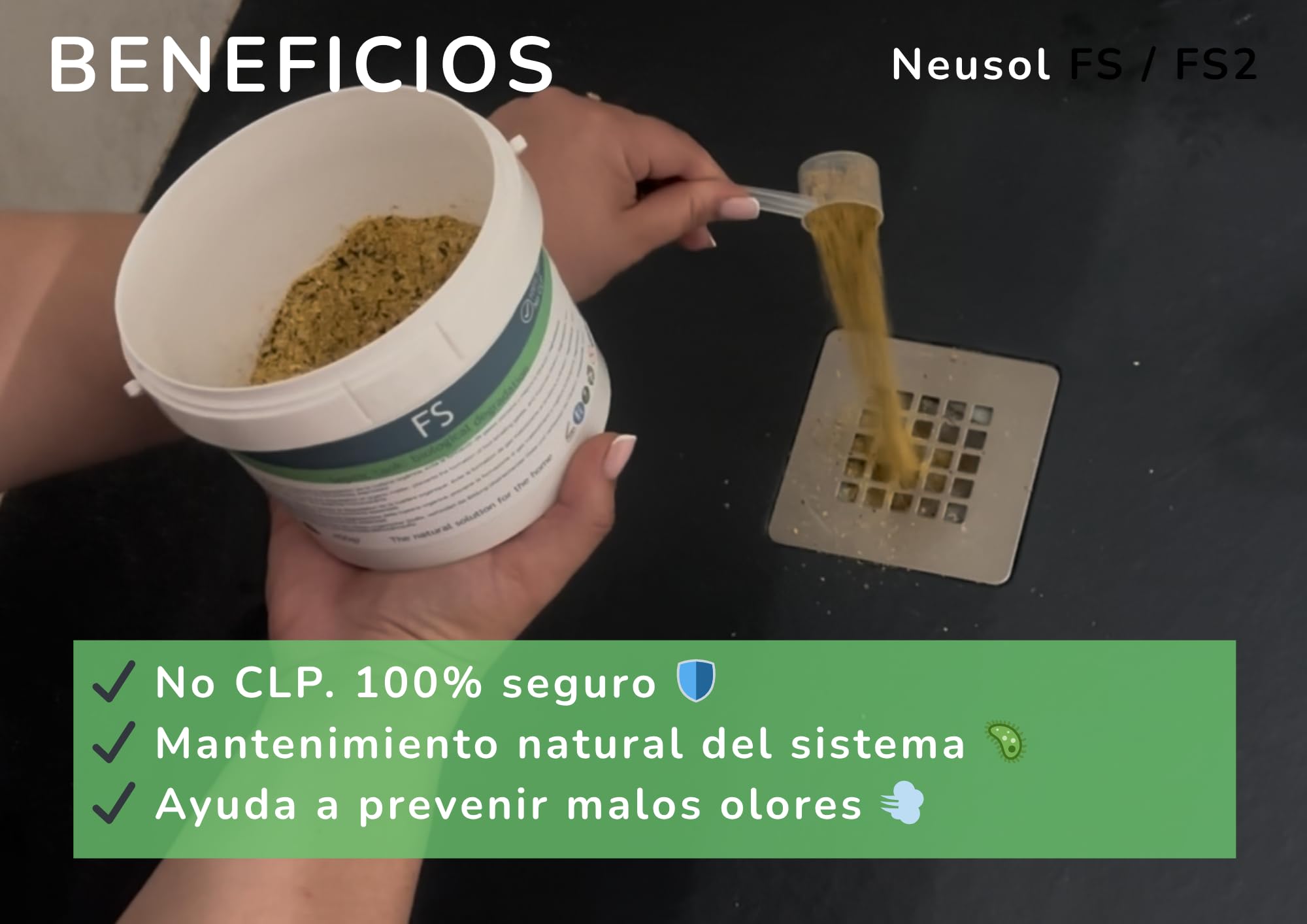 FS2 Pack - Activador biológico para fosas sépticas y malos olores | Activador biológico de mantenimiento Con bacterias, enzimas y micronutrientes Reduce olores y acumulación orgánica
