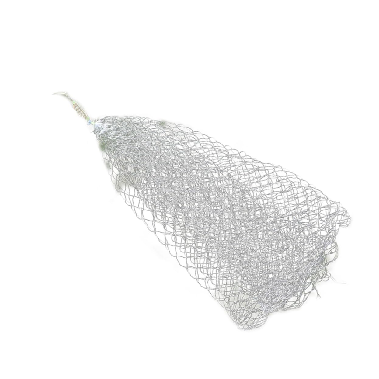 BESPORTBLE 40 Pièces Épuisette De Pêche Filet D'Appât Pliable Filet en Nylon Accessoires De Fonte Lancer Une Épuisette Un Filet À Mailles Denses pour La Pêche Remplacement De Maille De