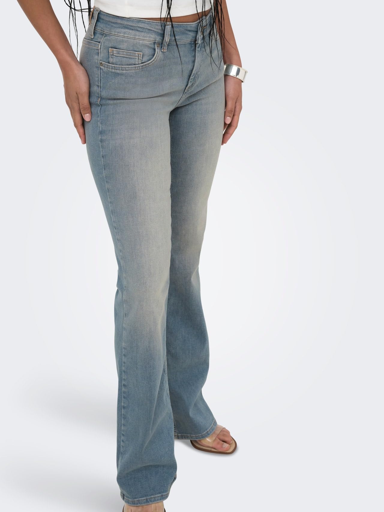 ONLY Damen Onlblush Mid Flared DNM Rea638 Noos Onlblush Mid Flared DNM Rea638 Noos