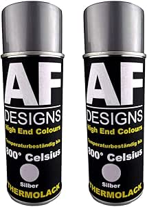 Alex Flittner Designs Thermolack Spray Spraydose Ofenlack Auspufflack Hitzebeständig 800 °C