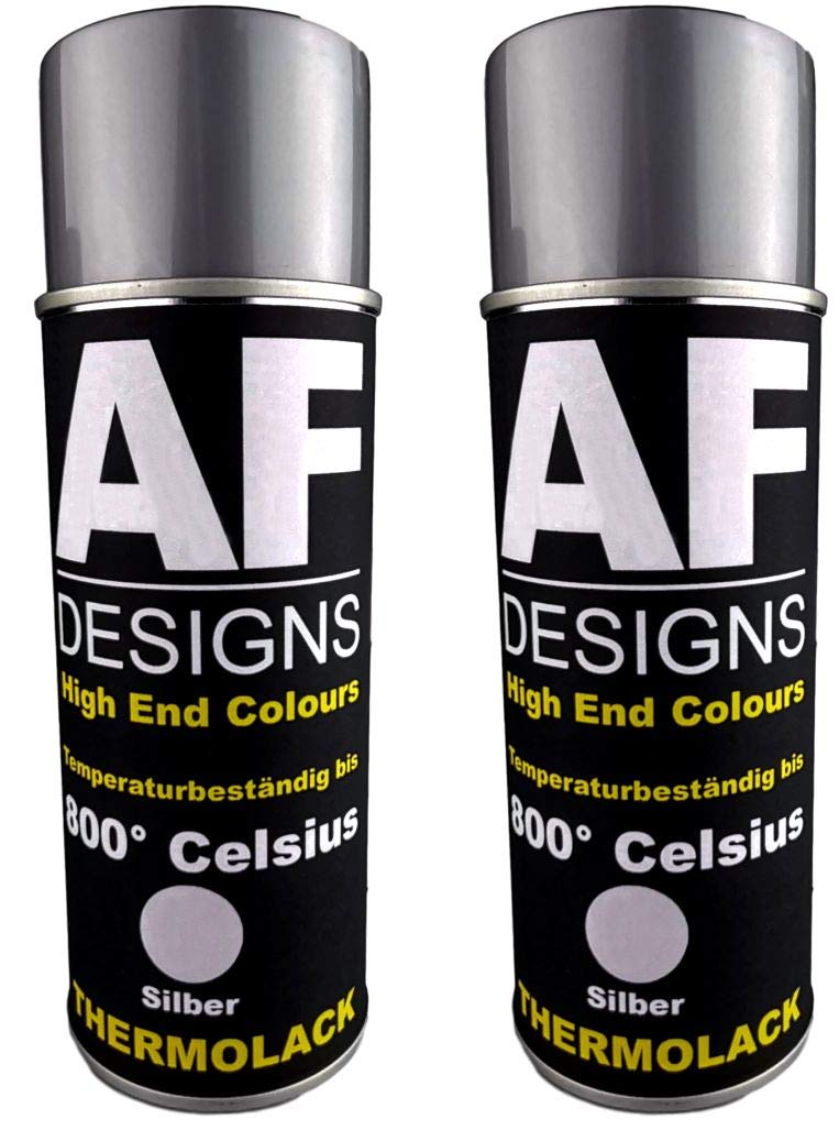 THERMO Vernice Spray Per Alte Temperature - Argento 400 Ml
