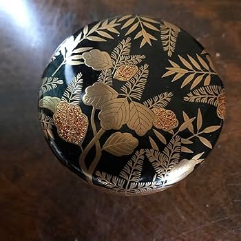 美品　希少　茶道具　棗　大棗　嵯峨蒔絵　村田宗覚　直径7×高7cm Amazon.co.jp: 茶道具 棗 大棗 嵯峨蒔絵 村田宗覚 直径7×高7cm