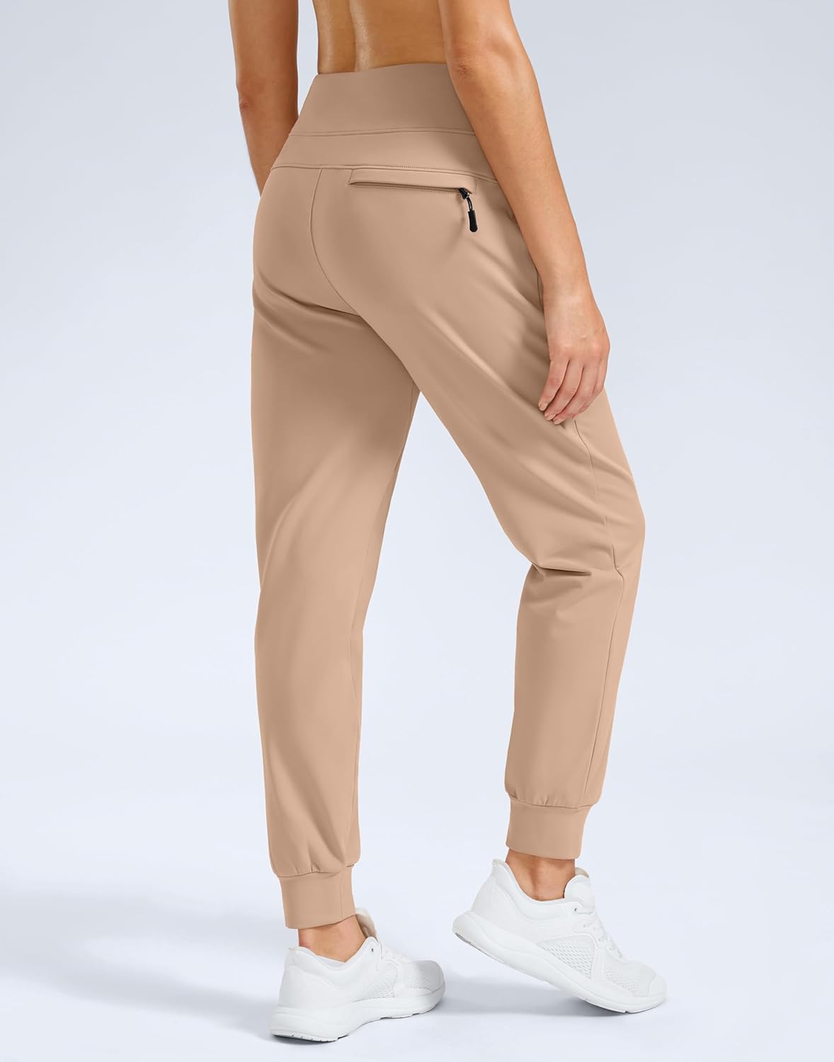 G Gradual Women's Fleece Lined Joggers Water Resistant Hiking Pants High Waisted Winter Thermal Sweatpants 3 Zipper Pockets - Image 2