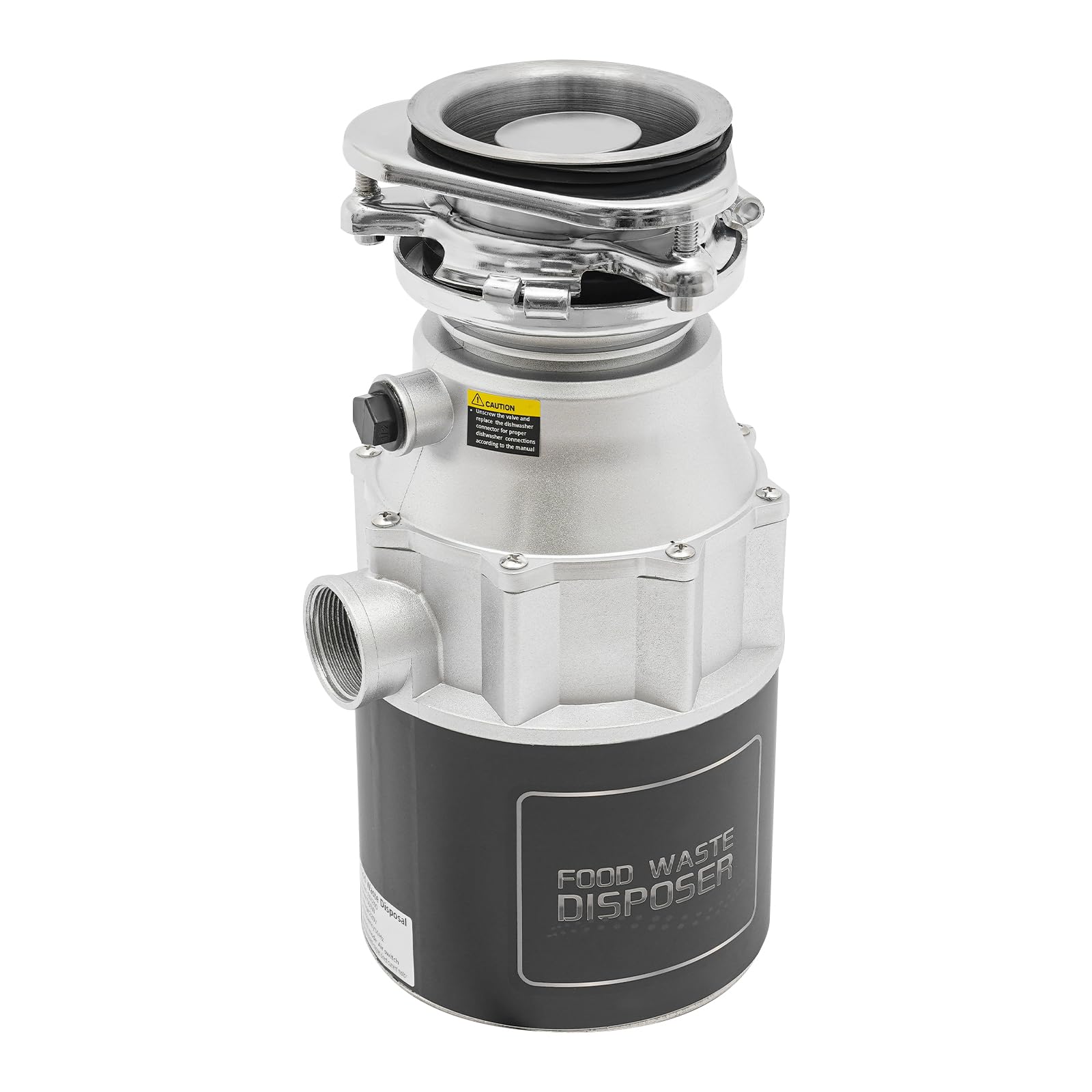 Lavaggio professionale per rifiuti da cucina, motore in rame da 560W e Turbo-Boost, interruttore ad aria e capacità di 1100g, per lavandino da 90mm, silenzioso 68dB, facile da installare, protezione