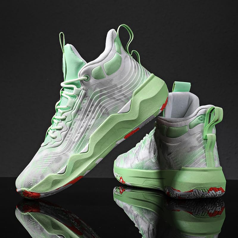 Image of Women Men Basketball Shoes Fashion Running Sneakers Colorful Painting Sport Shoe