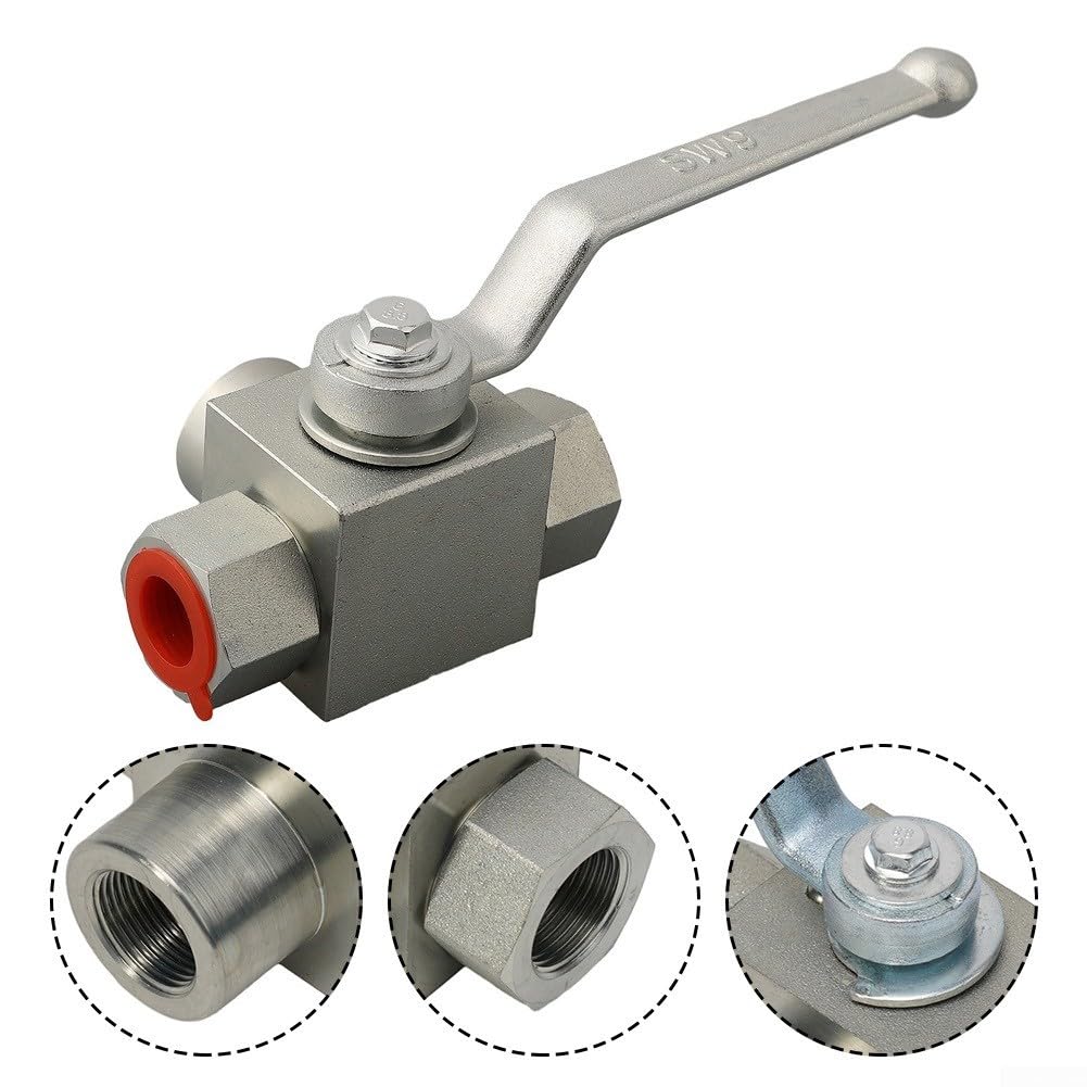 Valvola a sfera idraulica ad alta pressione 7250 PSI Acciaio (NPT 3-4")
