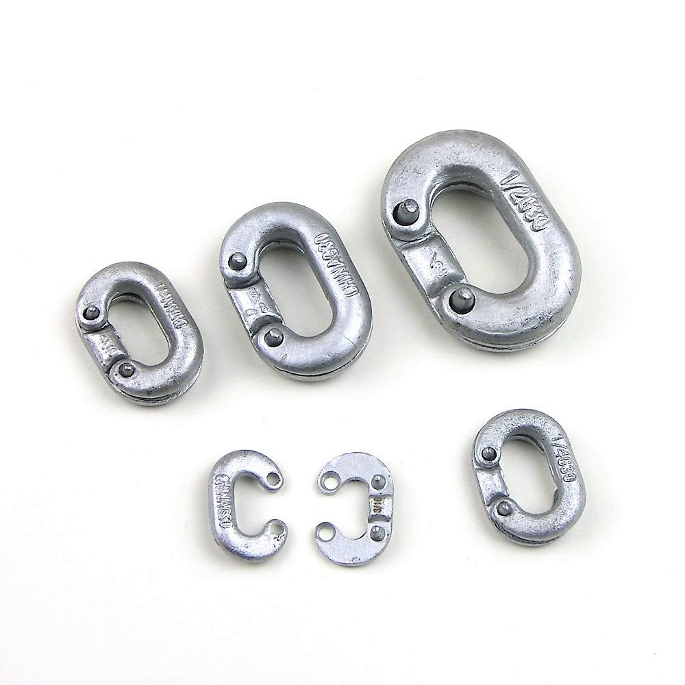 2pc Galvanized Heavy Duty Chain Connecting Link Missing Chain Link 5/16