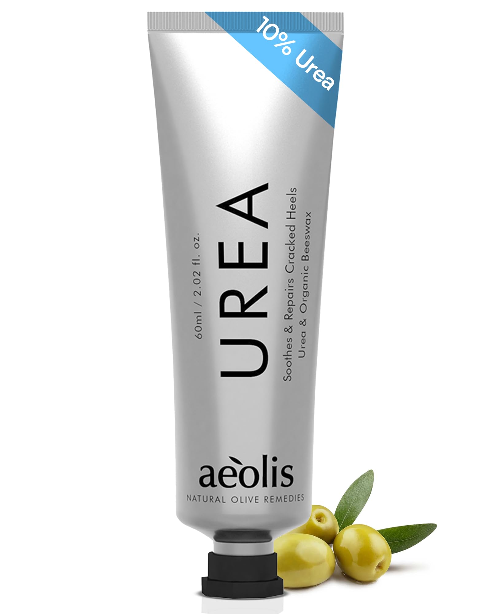 AEOLIS 10% Urea Foot Cream, Shea Butter, 2.03 fl oz