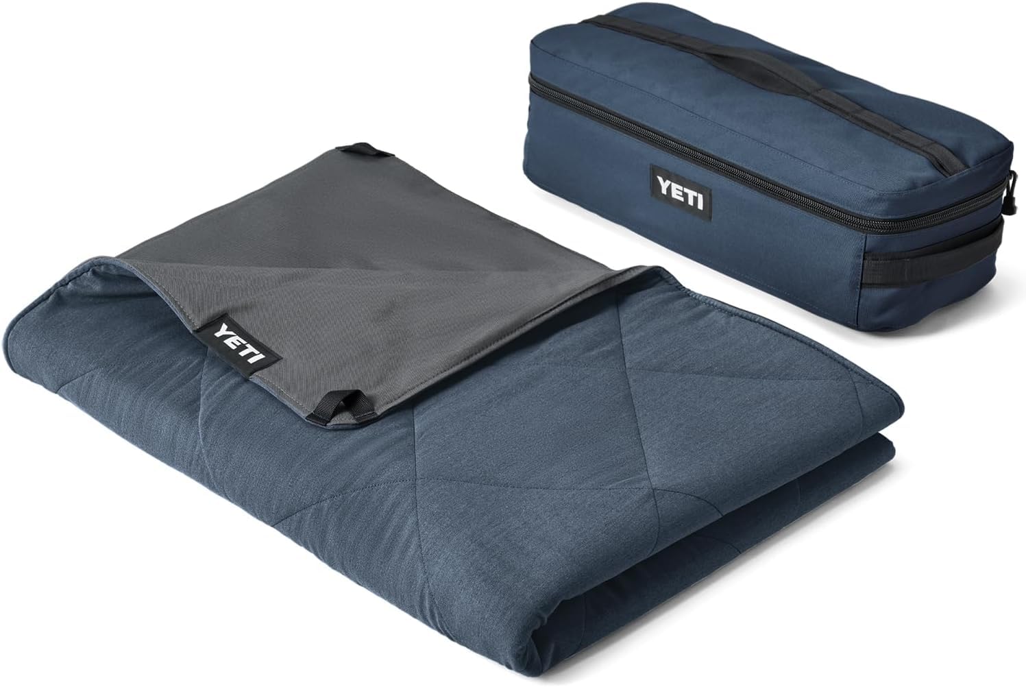 Yeti Navy Lowlands Blanket, Multi-Use Blanket With Travel Bag,